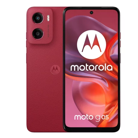 Telefon mobil Motorola moto g05, Dual SIM, 128GB, 4GB RAM, 5200 mAh, Plum Red