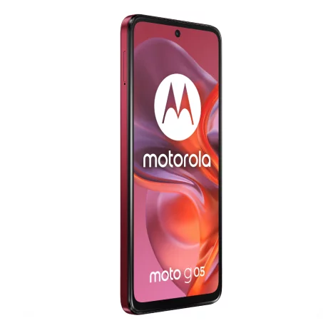 Telefon mobil Motorola moto g05, Dual SIM, 128GB, 4GB RAM, 5200 mAh, Plum Red