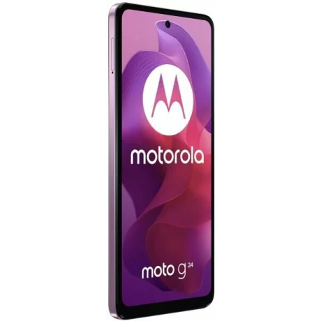 Telefon mobil Motorola Moto g24, 128GB, 4GB RAM, Dual SIM, Pink Lavender
