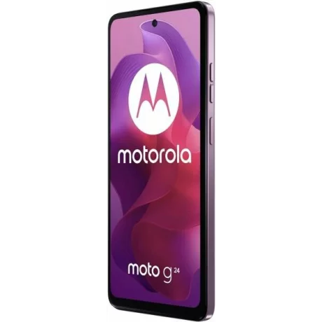 Telefon mobil Motorola Moto g24, 128GB, 4GB RAM, Dual SIM, Pink Lavender