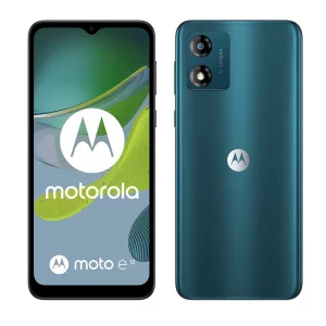 Telefon mobil Motorola Moto e13, Dual SIM, 64GB, 2GB RAM, Autora Green