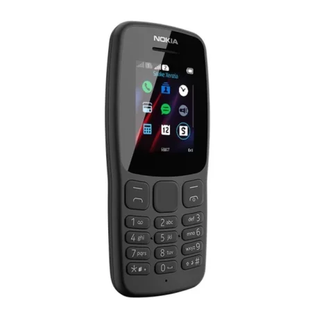 Telefon mobil Nokia 106 (2018), Dual SIM, Negru