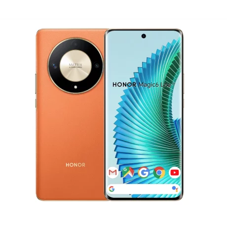 Telefon mobil Honor Magic6 Lite, 8GB RAM, 256GB, 5G, Sunrise Orange