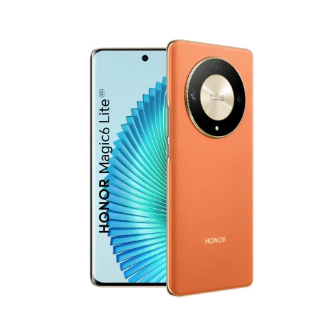 Telefon mobil Honor Magic6 Lite, 8GB RAM, 256GB, 5G, Sunrise Orange