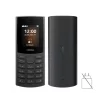 Telefon mobil Nokia 105 4G (2024) editia a 2-a, dual SIM, gri inchis