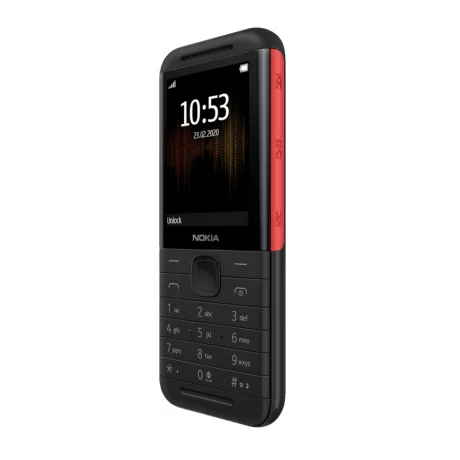 Telefon mobil Nokia 5310 (2024), Dual SIM, Black/Red