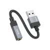 Adaptor Audio USB-A - 3.5mm HOCO UPA32D negru