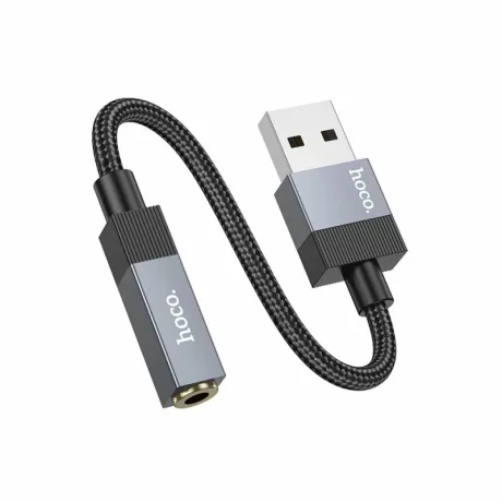 Adaptor Audio USB-A - 3.5mm HOCO UPA32D negru