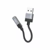 Adaptor Audio USB-A - 3.5mm HOCO UPA32D negru