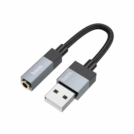 Adaptor Audio USB-A - 3.5mm HOCO UPA32D negru