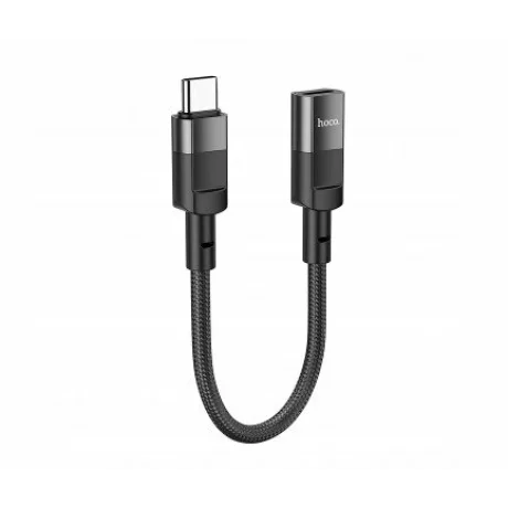 Adaptor Date si Incarcare Lightning - USB-C HOCO U107 0.1m Negru