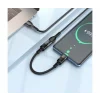 Adaptor Date si Incarcare Lightning - USB-C HOCO U107 0.1m Negru