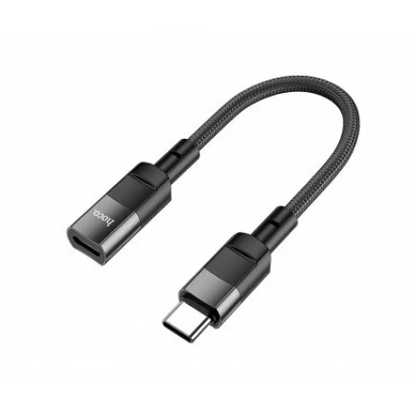 Adaptor Date si Incarcare Lightning - USB-C HOCO U107 0.1m Negru