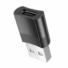 Adaptor OTG Type-C la USB-A 2A - Hoco (UA17) Negru
