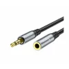Cablu Audio AUX Jack 3.5mm la Jack 3.5mm HOCO UPA20 2m Negru