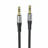 Cablu audio Hoco UPA26 AUX Jack 3.5 mm la  Jack 3.5 mm, 1 m, negru