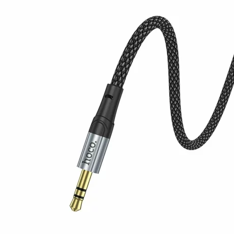 Cablu audio Hoco UPA26 AUX Jack 3.5 mm la  Jack 3.5 mm, 1 m, negru