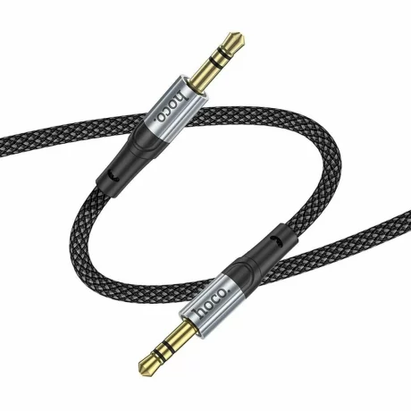 Cablu audio Hoco UPA26 AUX Jack 3.5 mm la  Jack 3.5 mm, 1 m, negru