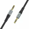 Cablu audio Hoco UPA26 AUX Jack 3.5 mm la  Jack 3.5 mm, 1 m, negru
