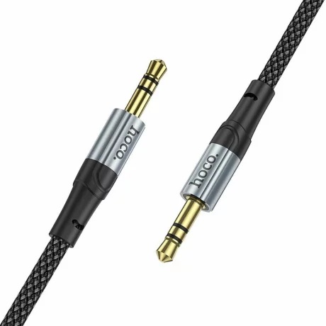 Cablu audio Hoco UPA26 AUX Jack 3.5 mm la  Jack 3.5 mm, 1 m, negru