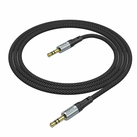 Cablu audio Hoco UPA26 AUX Jack 3.5 mm la  Jack 3.5 mm, 1 m, negru