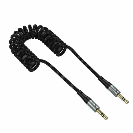 Cablu audio Hoco UPA33 AUX Jack 3.5 mm la  Jack 3.5 mm, 1.5 m, negru