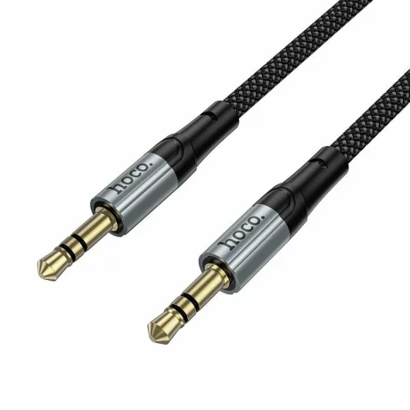 Cablu audio Hoco UPA33 AUX Jack 3.5 mm la  Jack 3.5 mm, 1.5 m, negru
