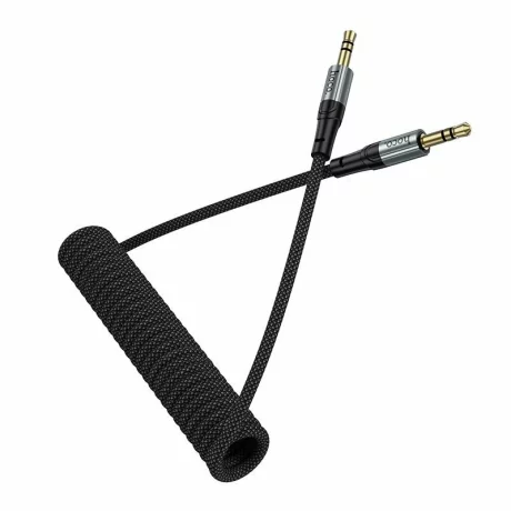 Cablu audio Hoco UPA33 AUX Jack 3.5 mm la  Jack 3.5 mm, 1.5 m, negru