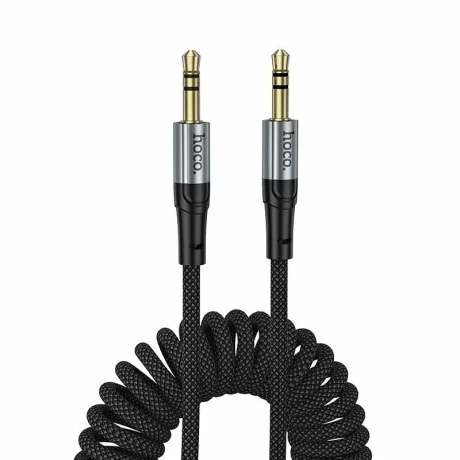 Cablu audio Hoco UPA33 AUX Jack 3.5 mm la  Jack 3.5 mm, 1.5 m, negru