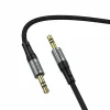 Cablu audio Hoco UPA33 AUX Jack 3.5 mm la  Jack 3.5 mm, 1.5 m, negru