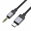 Cablu Hoco UPA32B AUX Jack 3,5 mm (masculin) USB C (masculin) 1 m negru