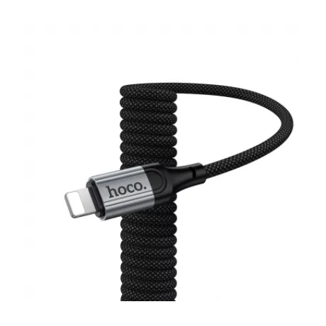 Cablu Date si Incarcare Type C la Lightning HOCO X121 27W 1.5m negru