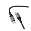 Cablu Date si Incarcare Type C la Lightning HOCO X121 27W 1.5m negru