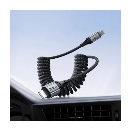Cablu Date si Incarcare Type C la Lightning HOCO X121 27W 1.5m negru