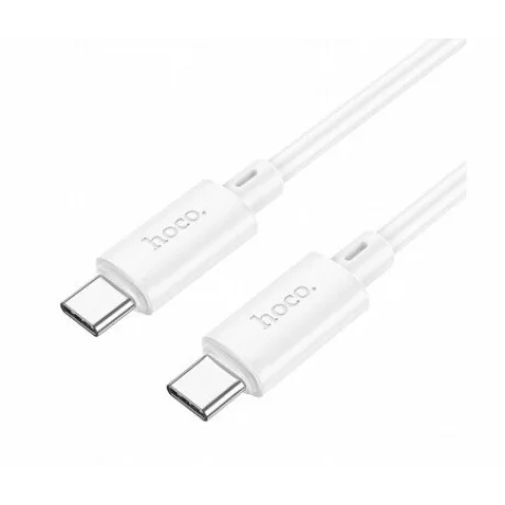 Cablu Date si Incarcare Type C la Type C HOCO X88 60W 1m alb