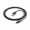 Cablu Date si Incarcare USB la microUSB HOCO X88 18W 1m Negru
