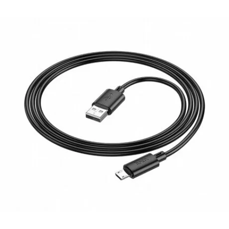 Cablu Date si Incarcare USB la microUSB HOCO X88 18W 1m Negru