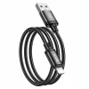 Cablu USB la Lighting pentru iPhone Hoco 2.4A, 1 m, negru