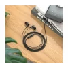 Casti cu microfon Hoco M97 1.2 m negru