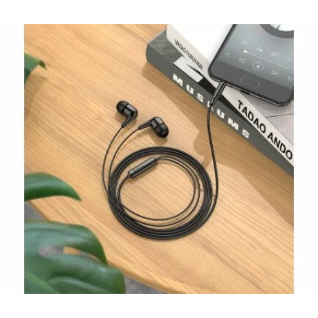 Casti cu microfon Hoco M97 1.2 m negru