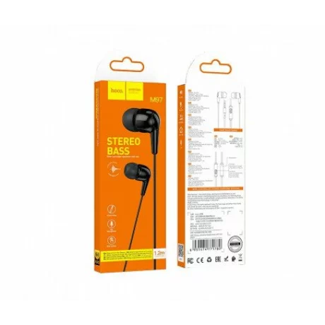 Casti cu microfon Hoco M97 1.2 m negru