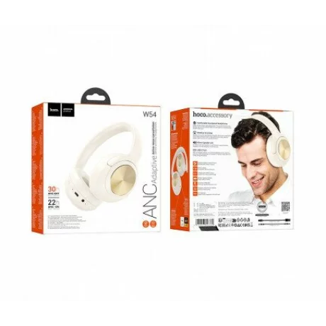 Casti wireless Hoco W54 alb ANC