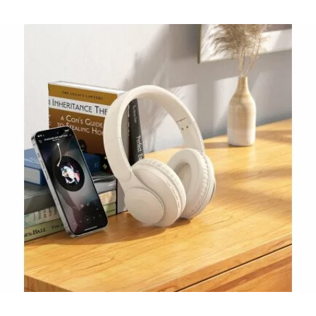 Casti wireless Bluetooth Hoco W45 Alb