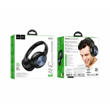 Casti wireless Hoco W54 ANC Negru