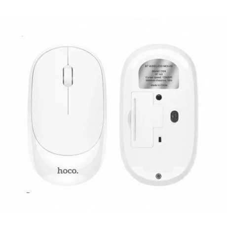 Mouse Wireless HOCO DI04 1200DPI BT / Wi-Fi Alb