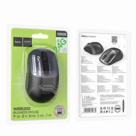 Mouse Wireless Hoco GM28 2.4G Negru
