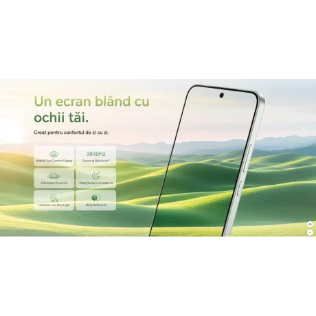 Telefon mobil HONOR Magic 8 Lite, Dual SIM, 8GB RAM, 256GB, Forest Green