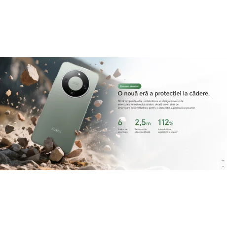 Telefon mobil HONOR Magic 8 Lite, Dual SIM, 8GB RAM, 256GB, Forest Green