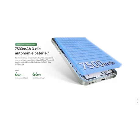 Telefon mobil HONOR Magic 8 Lite, Dual SIM, 8GB RAM, 256GB, Forest Green