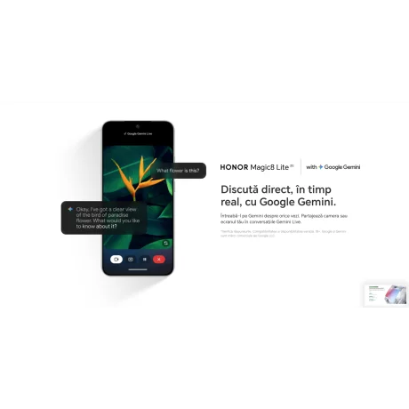 Telefon mobil HONOR Magic 8 Lite, Dual SIM, 8GB RAM, 256GB, Forest Green